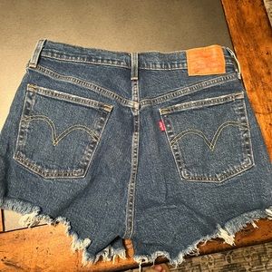Levis Button Fly short denim shorts